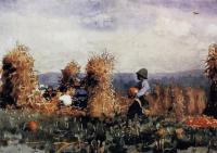 Homer, Winslow - The Pumpkin Patch